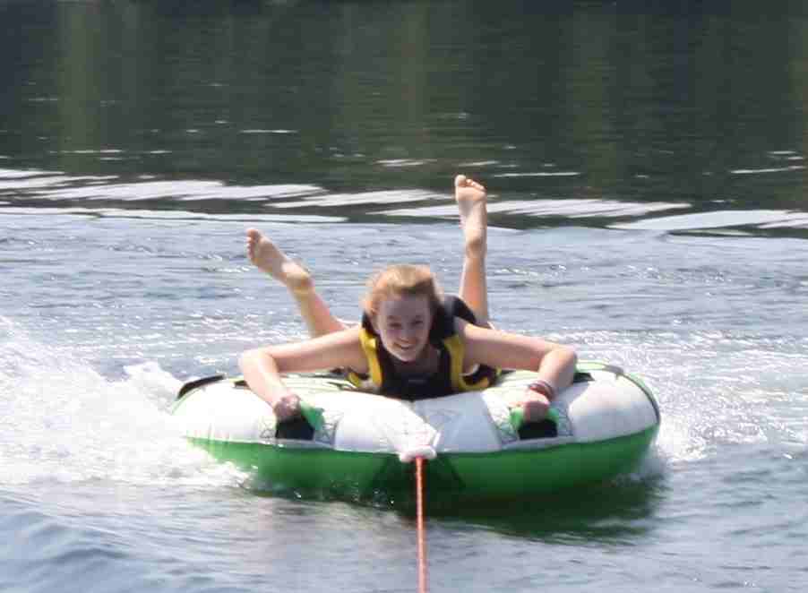 2017-07-18 Creasant Lake Jane pontooning.jpg